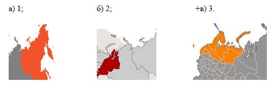 Тест по европейским районам россии